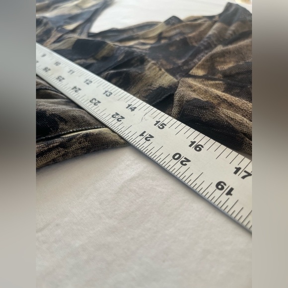 black cream mesh stretch drop waist dress moody floral whimsigoth goth Sz S - Picture 13 of 15